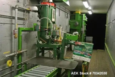 Used Mobile Valve Bag Fill System – St. Regis Valve Packer, Dustless Nozzle, Conveyors, 3-Phase