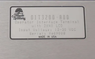 NEW MAPLE SYSTEMS OIT3200-A00 OPERATOR INTERFACE 12-30VDC, OIT3200A00