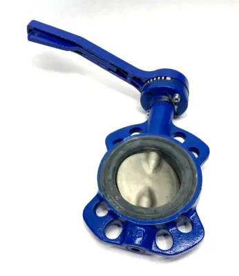 USED KEYSTONE SEATED BUTTERFLY VALVE DN100 DUCTILE IRON BODY