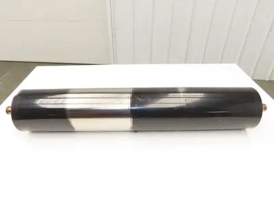 Hytrol Conveyor 6" x 36" Crowned Take-Up/Tail Pulley 33"BF 1-3/16" Shaft