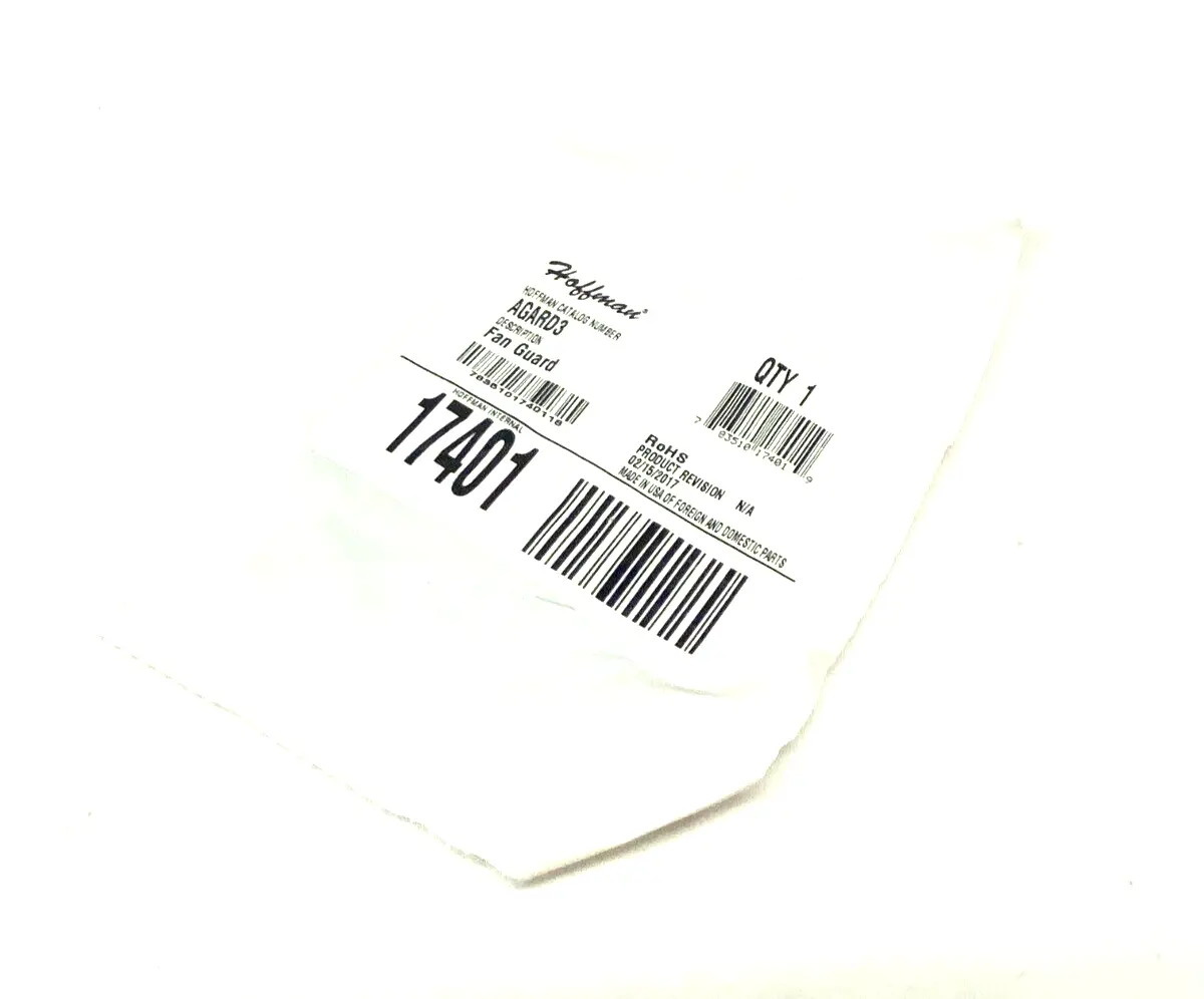 New | in-Stock Hoffman AGARD3 Electronic Component Fans Michigan US | Maverick Industrial Sales #1394751