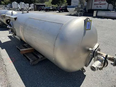 Tank, 425 Gallon, Stainless Steel, 55 PSI, DT/DB, Morfab #S744614