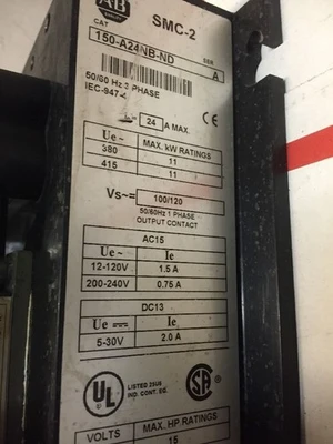 Used ALLEN BRADLEY 150-A24NB-ND Motor Controllers | J&J Industrial Supply #542626