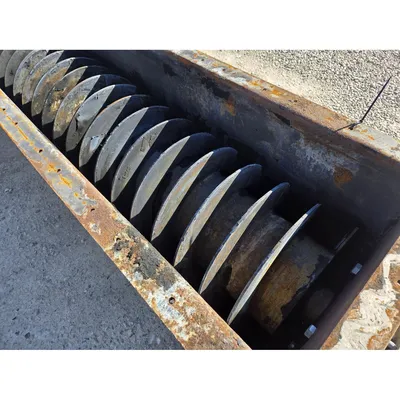 Used 18" X 20' L Thomas Conveyor Holo Flite Thermal Screw Auger Processor Dryer
