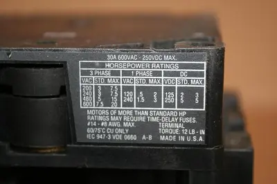 USED ALLEN BRADLEY 194R-NJ030P3 SER B