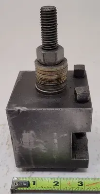 USED SQUARE D SQUARE TOOL POST HOLDER