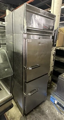 174-0007 Victory RA-1D-S7-HD Split Door Self Contained Cooler Refrigerator