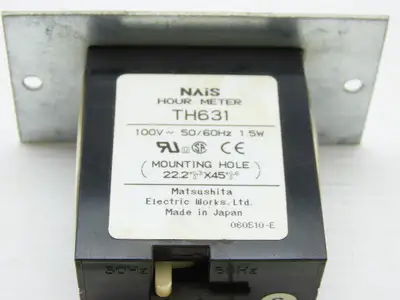 Nais TH631 Hour Meter 100V 50/60Hz 1.5W