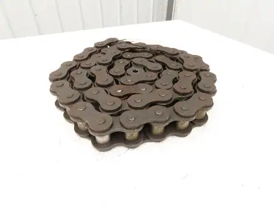 Link Belt RC160 #160 Roller Chain Riveted 9.25 Feet Length