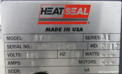 USED HEAT SEAL AT36