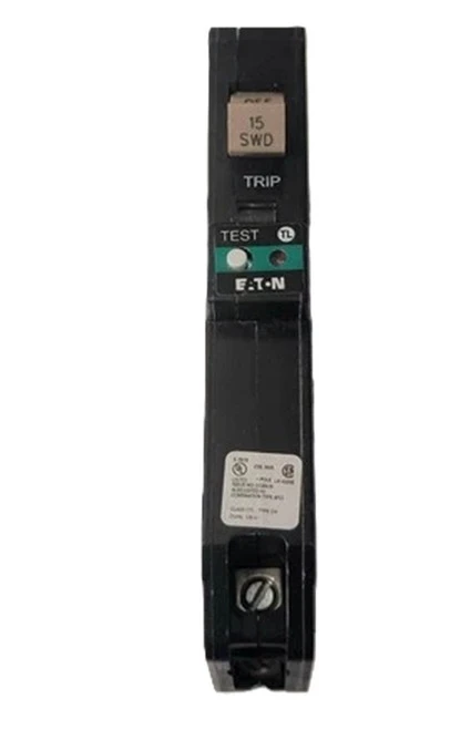 Eaton CHFN115AF Combo AFCI Circuit Breaker, Type CH, 15A, 10 kAIC, Pigtail [New]