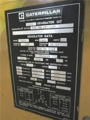 Used CATERPILLAR _UNKNOWN_ Generators Connecticut US | DMC Industries #1548834