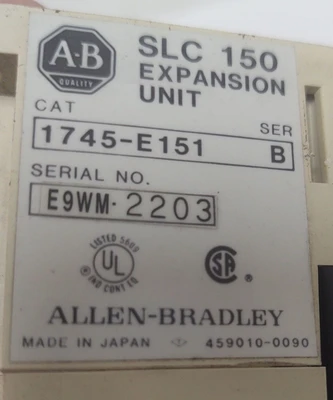 USED Allen-Bradley Does Not Apply
