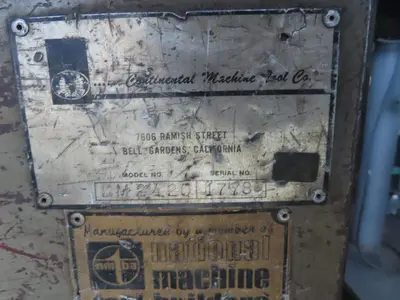 1978 CONTINENTAL MACHINE TOOL DM 2420 Saws | MD Equipment Services LLC (14)