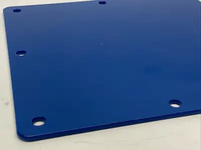 F66LP | Hoffman  Closure Plate Hinged-Cover Lay-In Wireway 6.00x6.00 Blue - New Other