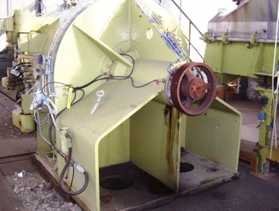 Krauss-Maffei HZ 125 peeler centrifuge, 316SS.