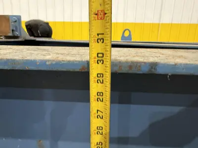 250 TON X 21' CAMBCO HYDRAULIC BEAM CAMBERING / BENDING MACHINE: YOBRO #24412
