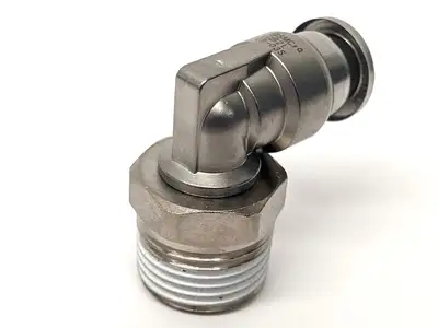 KQB2L08-03S | SMC  Male Elbow Push to Connect Fitting - New Other