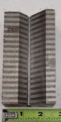 UNKNOWN BRAND MAGNETIC V-BLOCK SET OF 5, H: 1-7/8IN L: 4-3/8IN W: 2-3/8IN DIMENSIONS