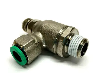 New | in-Stock PARKER FLOW CONTROL REGULATOR 3/8" TUBE OD MALE 3/8" Regulators | Maverick Industrial Sales #1120123