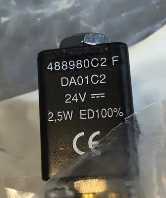 LUCIFER 347 L 92 01 DOUBLE SOLENOID VALVE 347L9201 + 2 ea. DA01C2 6D
