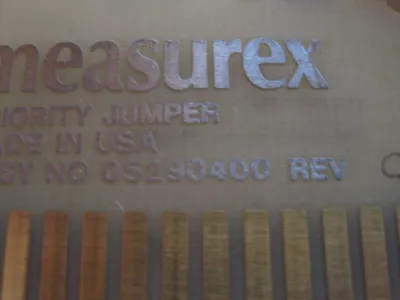 2 USED MEASUREX 052904-00 PRIORITY JUMPER 05290400