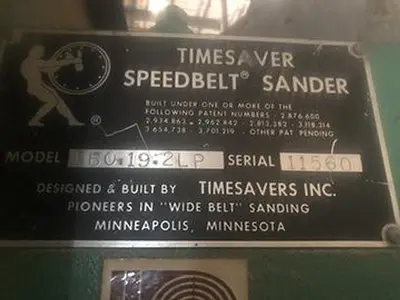 USED 1982 TIMESAVER TBO 19 2LP