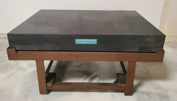 48″ x 72″ x 8.5″ Standridge PRECISION Granite Table Surface Inspection Plate A