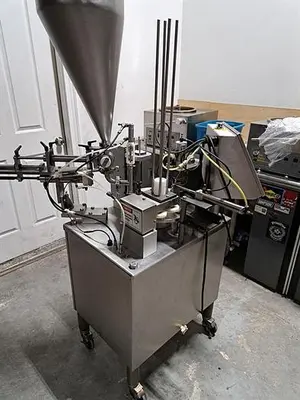 Quality Cup model QC-8 Rotary Cup Filler & Sealer