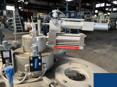 Western States 30 x 18 perforate basket centrifuge, 316L SS.