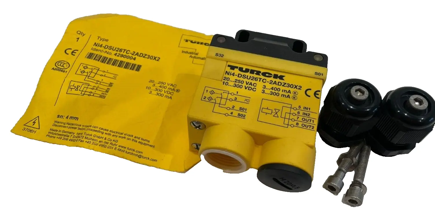 NEW TURCK NI4-DSU26TC-2ADZ30X2 INDUCTIVE SENSOR 4290004 NI4DSU26TC2ADZ30X2