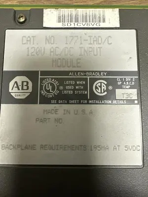 Used ALLEN-BRADLEY 1771-IAD/C Input / Output Modules | Surplus Asset Holdings #1205839
