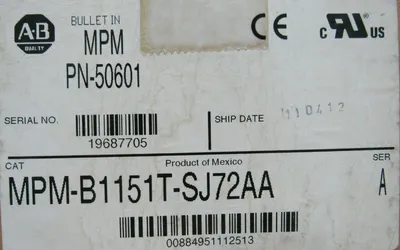 NEW ALLEN BRADLEY MPM-B1151T-SJ72AA SERVO MOTOR MPMB1151TSJ72AA