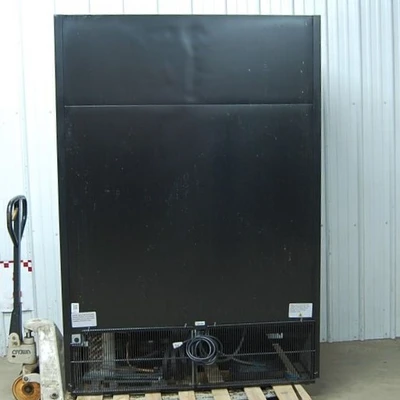 142-1066 True GDM-49-HC 2 Glass Door Self Contained Reach in Cooler with LED