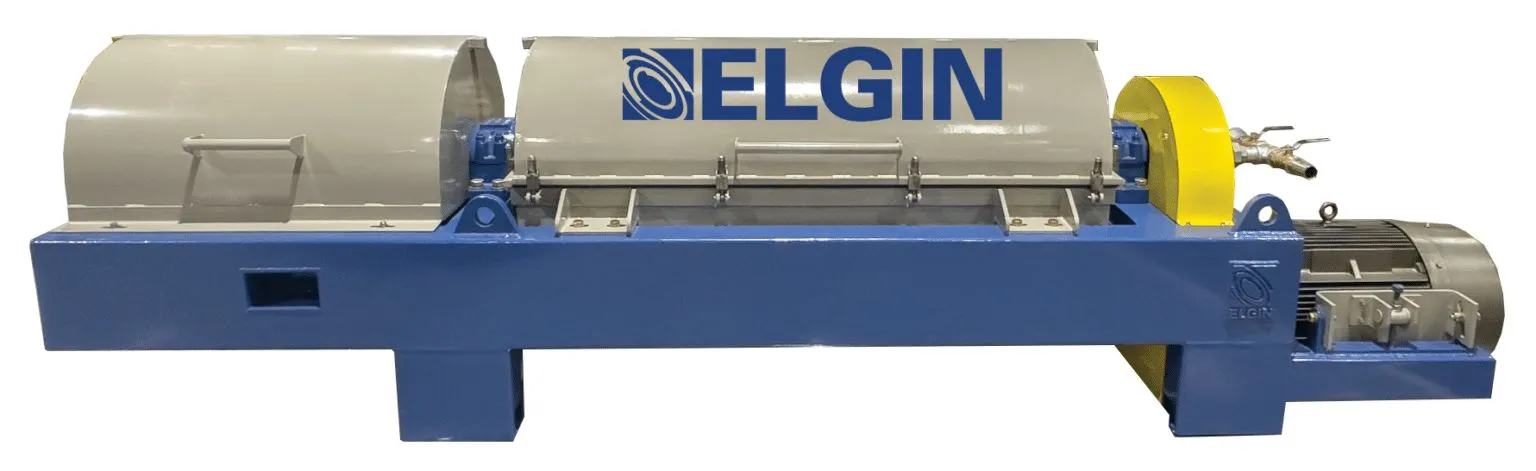 Elgin ClearWave 40 containerized dewatering system.