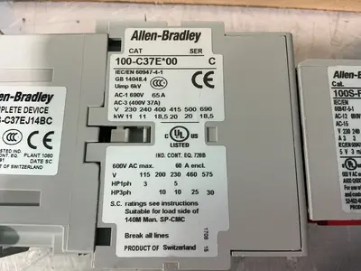 Used ALLENBRADLEY 100SC37EJ14BC PLC Contactors Ohio US | HGR 24 #1478335