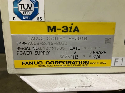 Used 2012 FANUC M-3iA/12H + R30iB Robots Michigan US | iGAM Industrial Marketplace #1498684
