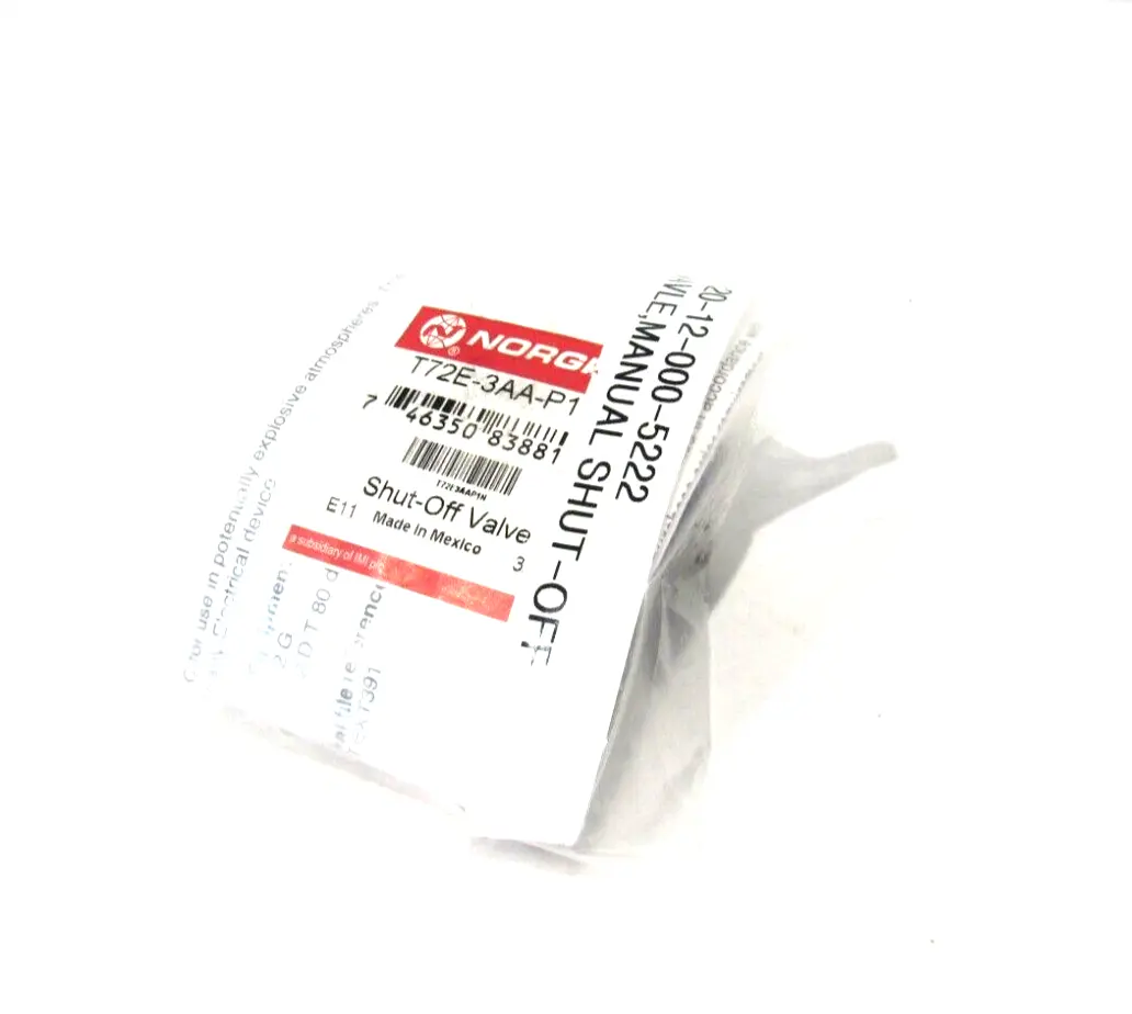 NEW NORGREN T72E-3AA-P1N SHUT-OFF VALVE T72E3AAP1N
