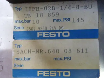 USED FESTO IFB8-02