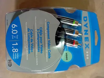 Dyvex 6' Component Video Cable DX-AV021 (Box of 4)