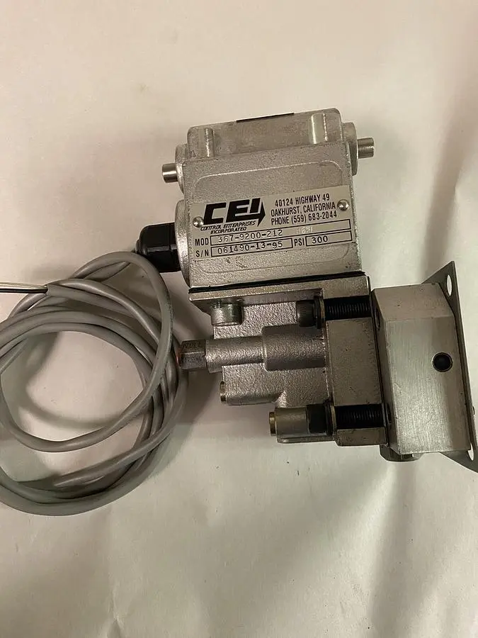 New | in-Stock CONTROL ENTERPRISES 367-9200-212 Parts (Hydraulics and Pneumatics) Ohio US | Surplus Asset Holdings #1225909