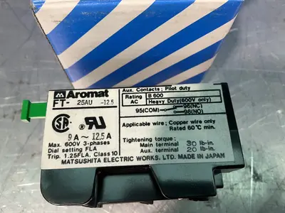 Used AROMAT FT25AU12.5 Relays & Switches Ohio US | HGR 24 #1345477