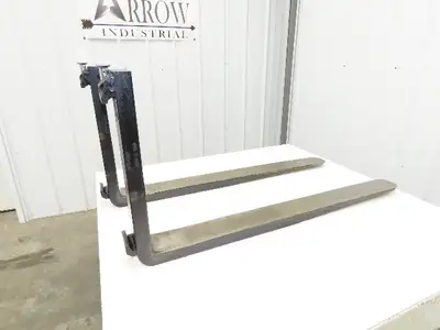 Cascade 7250008 4x42" Class 2 Steel Forklift Forks 16" Carriage 1-Pair 1250X600