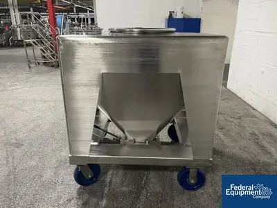 USED TOTE Systems 48" x 42" x 10"  Tote Systems Stainless Steel Transfer Bins