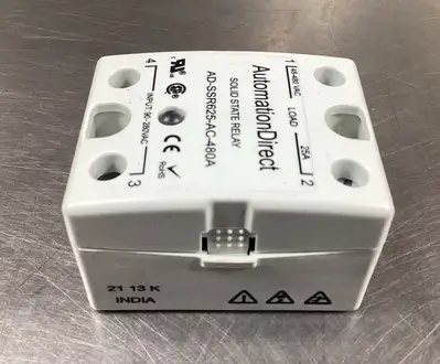 Used AutomationDirect AD-SSR625-AC-480A Relays & Switches | Palmetto Automation #1151775