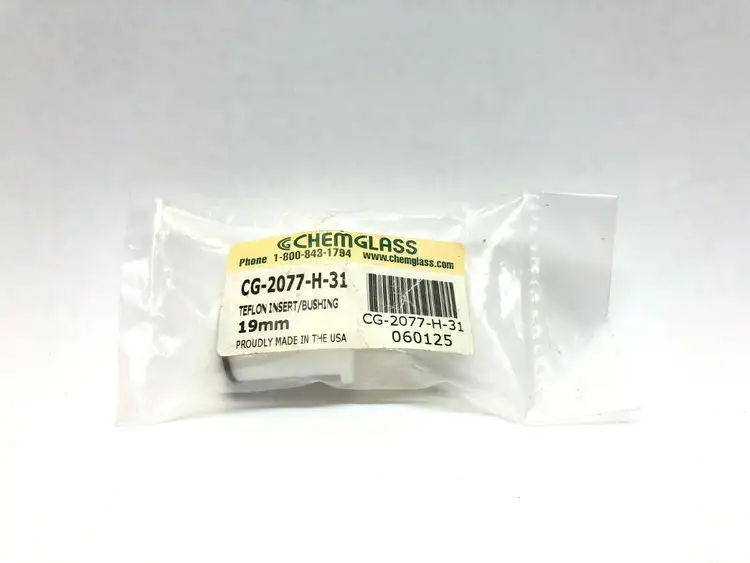 New | in-Stock CHEMGLASS TEFLON INSERT / BUSHING Valves/Fittings | Maverick Industrial Sales #1114841
