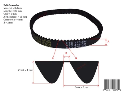 USED PRO-FILL INC BELT-GEARED A (400MM)