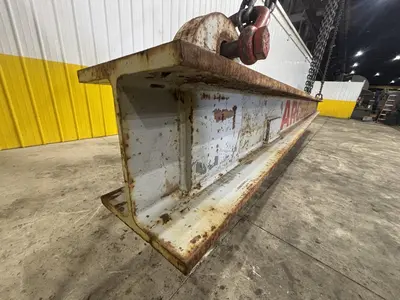 25 TON X 22’ LONG ARCHER STEEL SPREADER BAR / LIFTING BEAM: STOCK #22977