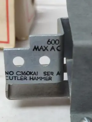 New | in-Stock CUTLER-HAMMER C360KA1 Miscellaneous Equipment (Electrical & Power) | Surplus Asset Holdings #1195255