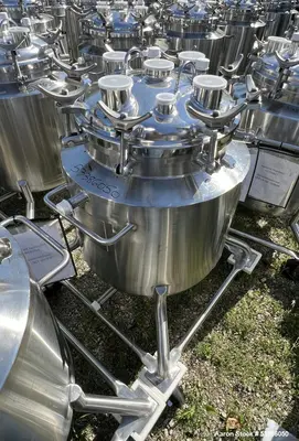 Used Industrial Jacketed Tank – 316L Stainless Steel, Mobile. Built by Precision Stainless.